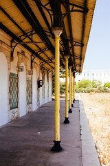 Verlassener Bahnhof