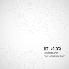 Abstract technological background. Vector illustration.