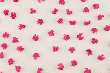 Pink crape myrtle petals pattern 