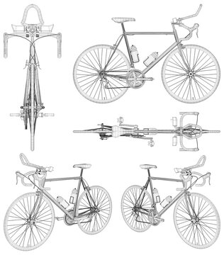 Bicycle Vector 