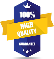 100% high quality blue Label, Sticker, Tag, Sign And Icon Banner Business Concept, Design Modern With Crown.