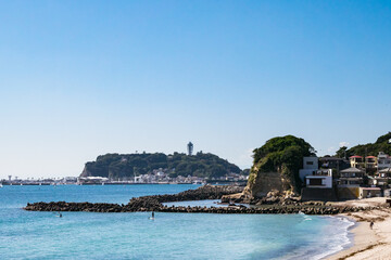 神奈川県 鎌倉市 江の島 ビーチ