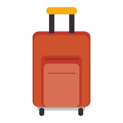 suitcase travel isolated icon vector illustration design