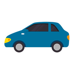 car vehicle sedan icon vector illustration design