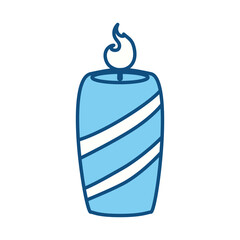 Candle burn light icon vector illustration graphic design