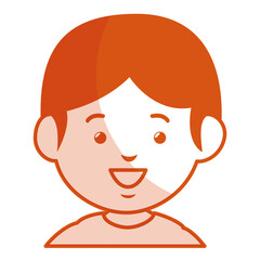 little boy avatar character vector illustration design