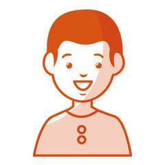 little boy avatar character vector illustration design