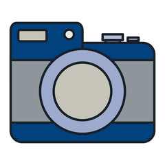 camera photographic isolated icon vector illustration design