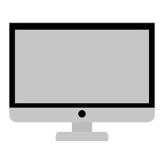 computer desktop isolated icon vector illustration design