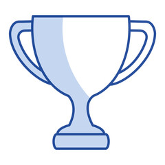 trophy cup isolated icon vector illustration design