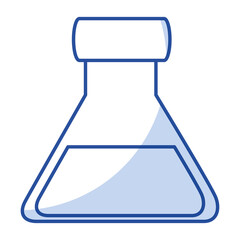 tube test isolated icon vector illustration design