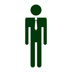 man icon silhouette avatar male icon vector illustration