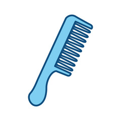 Hairdressing brush accesory icon vector illustration graphic design