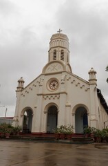 Fototapeta na wymiar Christ church in Laos