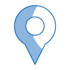 map pin icon, direction gps element search vector illustration