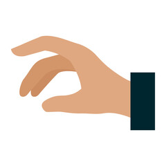 hand human isolated icon vector illustration design