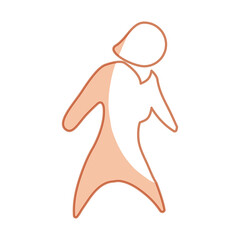 Woman pictogram symbol icon vector illustration graphic design