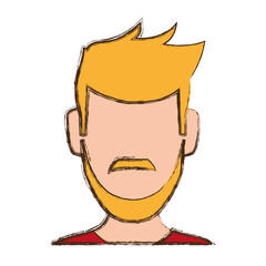 Anonymous man faceless icon vector illustration graphic design