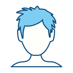 Anonymous man faceless icon vector illustration graphic design