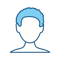 Anonymous man faceless icon vector illustration graphic design