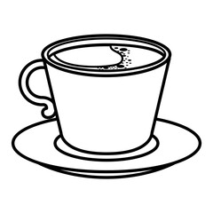 coffee cup isolated icon vector illustration design
