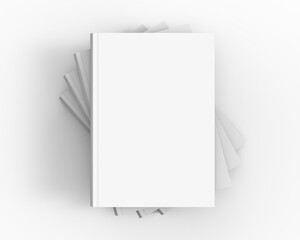 blank hard cover book template