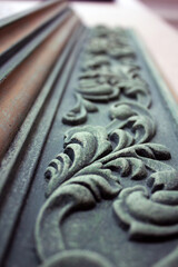 Gypsum baguette with patterns