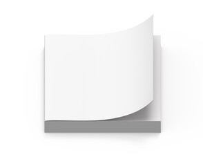 Blank hard cover book template