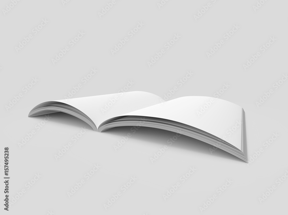 Canvas Prints Blank hard cover book template