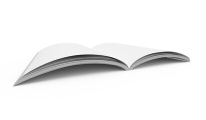 Blank hard cover book template