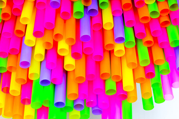 straw : Colorful of drinking straws is a tube for transferring a beverage from its container to the mouth of the drinker