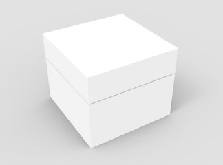 tilt blank paper box