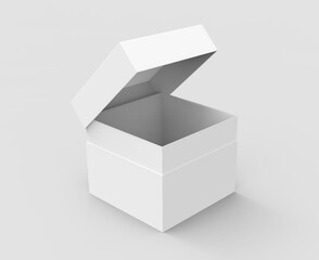 tilt blank paper box