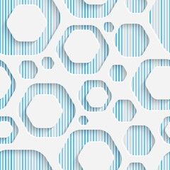 Seamless Elegant Pattern. Abstract Three-dimensional Background