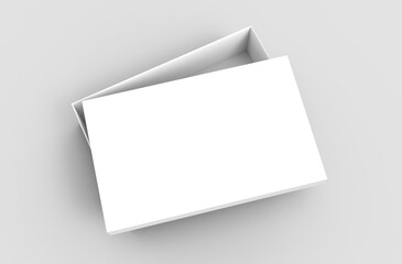 tilt blank paper box