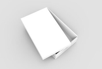 tilt blank paper box