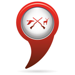 Obraz premium Hunting club logo icon