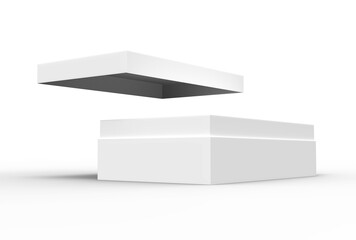 tilt blank paper box