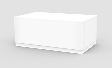 Fototapeta premium tilt blank paper box