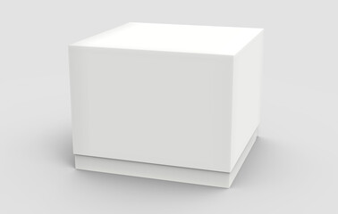 tilt blank paper box