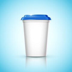 Obraz premium yogurt cup illustration