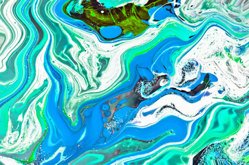 Gradient background illustration of liquid form