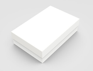 tilt blank paper box