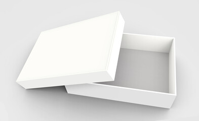 tilt opened paper box