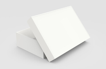 tilt opened paper box