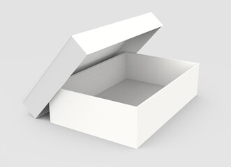 tilt opened paper box