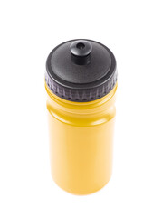 Plastic sport water bottle isolated