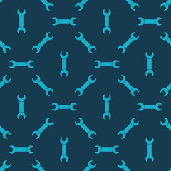 Fototapeta premium Seamless pattern with wrench