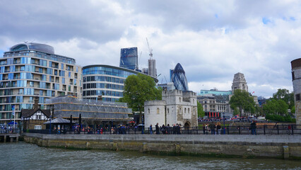 Fototapeta premium Photo of city of London, spring 2017, United Kingdom