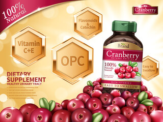 cranberry dietary supplement
